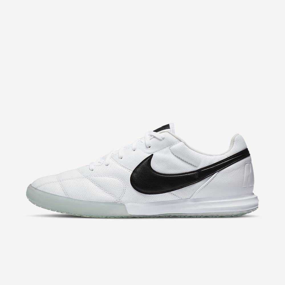 Chaussure Foot Salle Nike Premier 2 Sala IC Blanche 3540-291 White/Black Femme | UTD-62332000